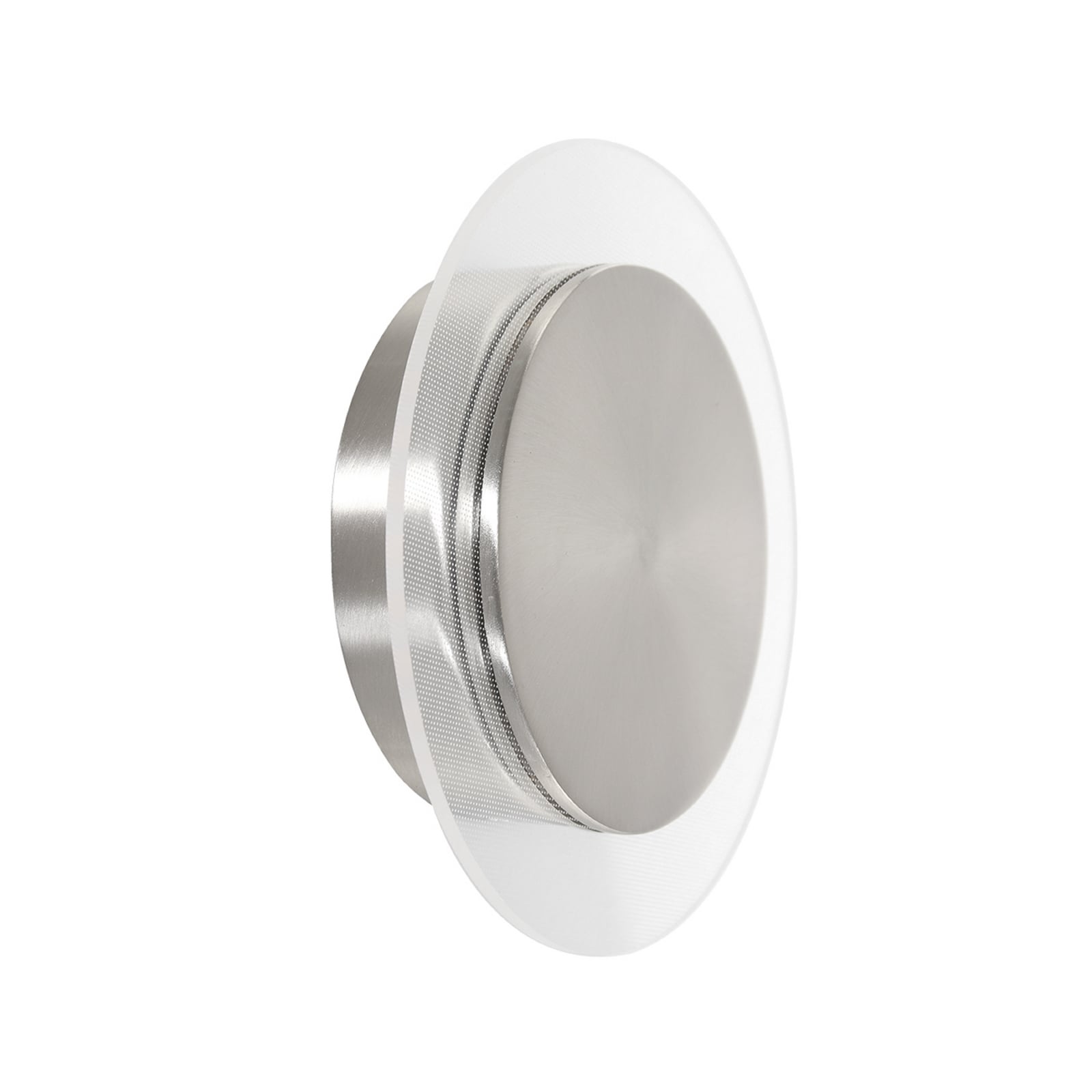 Lido LED wall light, steel grey, metal, 2,700 K