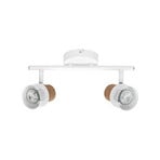 OSRAM CORK ceiling spotlight, white, 2 spots, GU10 LED, 927, dimmable