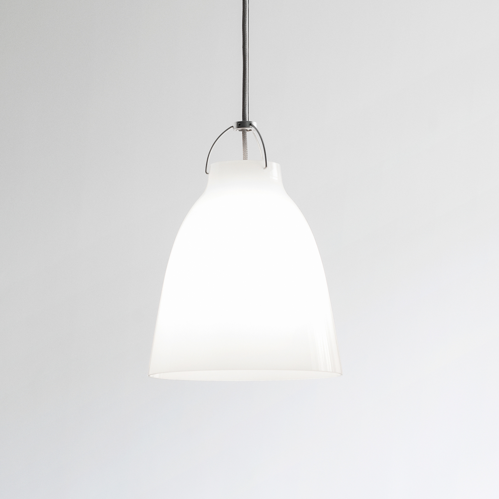 FRITZ HANSEN Caravaggio hanging light with opal glass