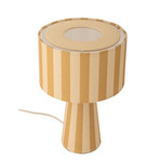 Lampada da tavolo Emmie, gialla, in lino, altezza 30 cm - Bloomingville