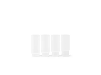 Ripple Long Drink Glasses Set of 4 Frosted - Ferm Living