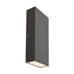 LED outdoor wall light Alcyone, up/down, graphite
