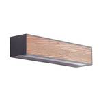 Miraz LED Aplica de Exterior Dark Grey/Dark Wood - Arcchio