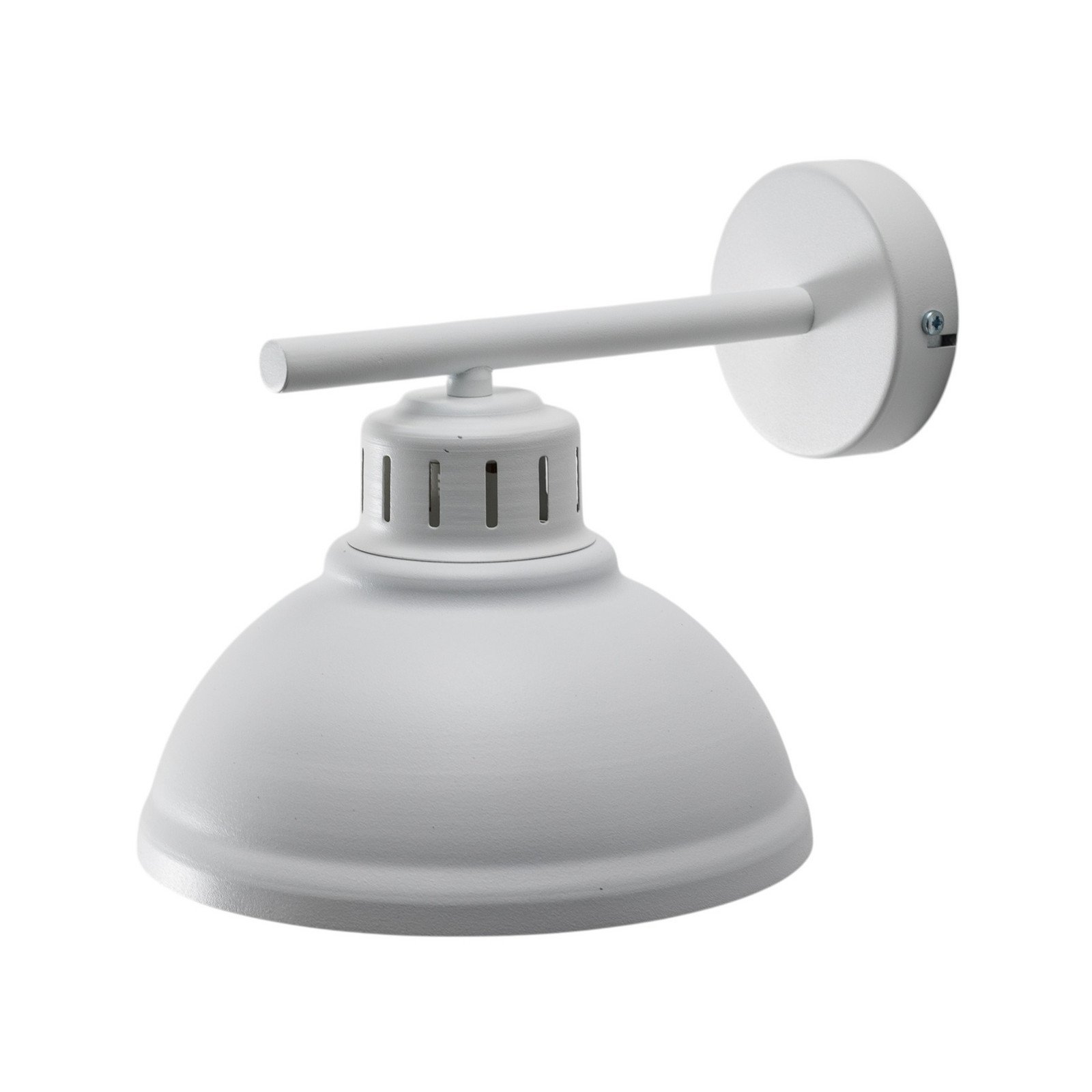 Luminex Aplică de perete Sven 1 bec alb oțel E27 - Camera de zi / sufragerie - Design industrial - Metal