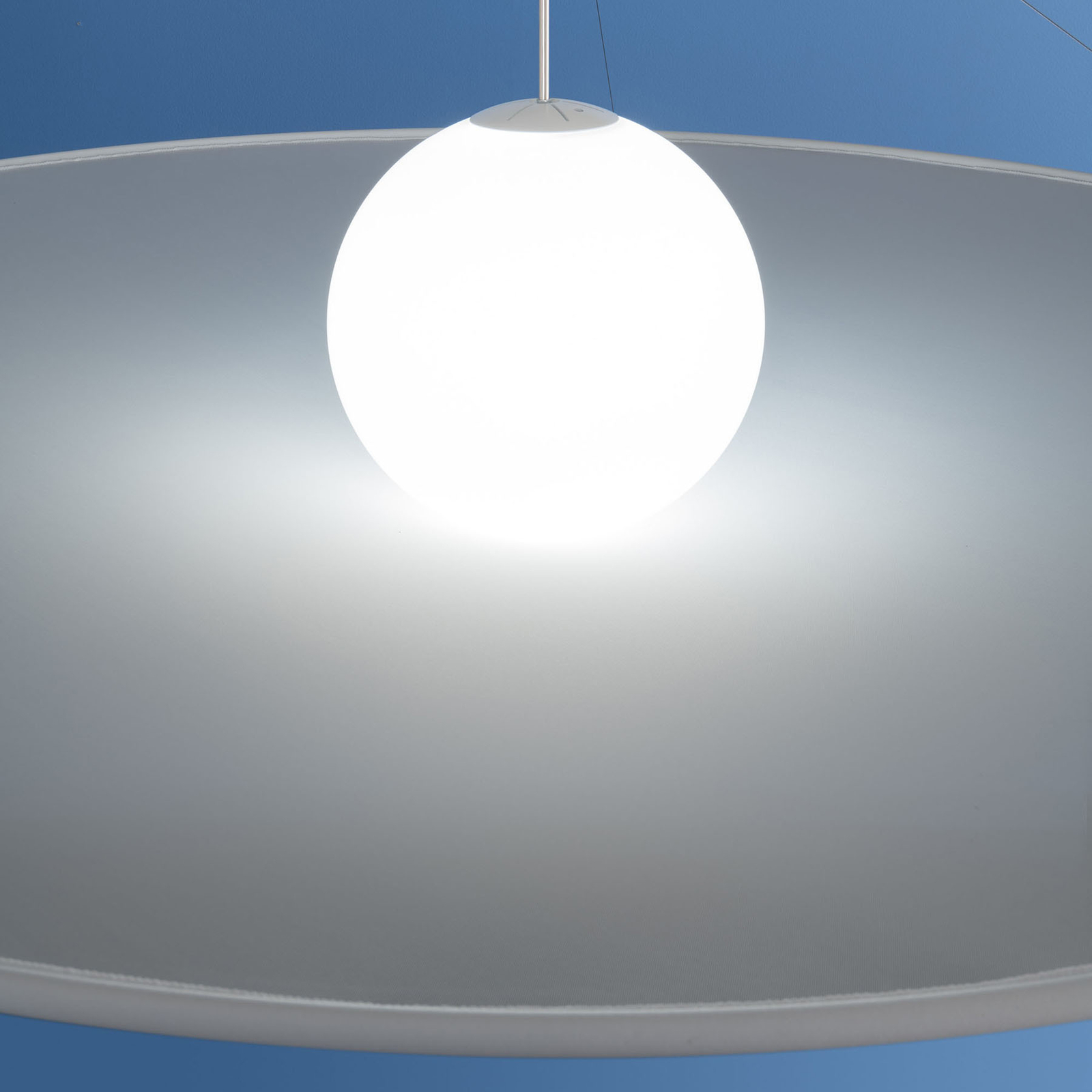 Axolight Manto dizajnérske závesné LED, Ø 70 cm