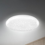 Lampa sufitowa LED Bright Sky, biała, 51 W, gwieździste niebo