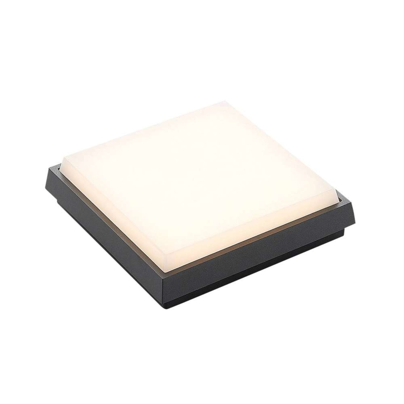 Amra LED Square Utomhus Plafond 17,5 Dark Grey - Lucande