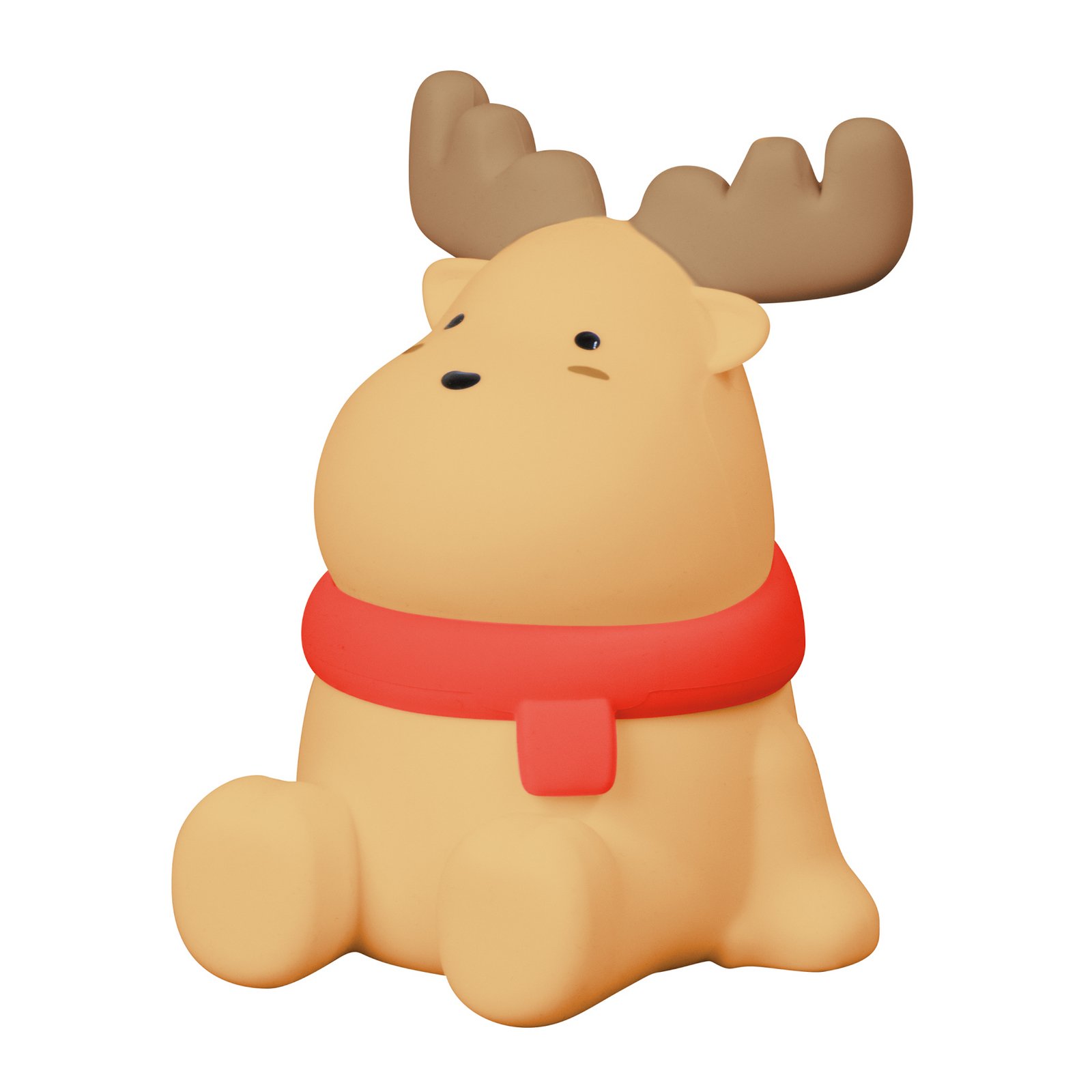 Lampă LED cu baterie Micha, culoare bej, înălțime 15 cm, silicon