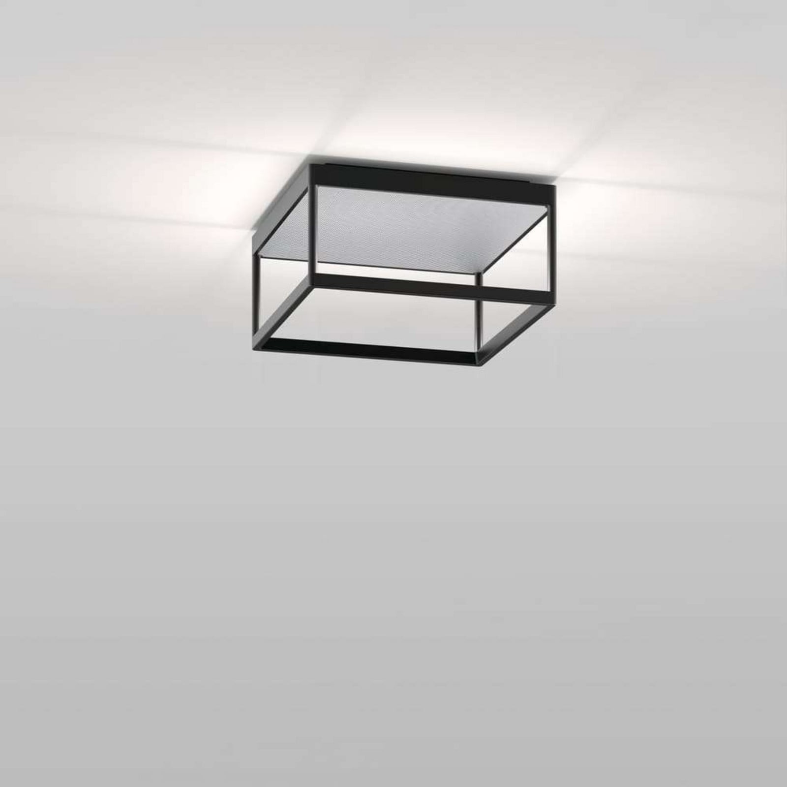 Reflex 2 LED-loftlampe, sølv/sort Serien Lighting - Stue - Aluminium