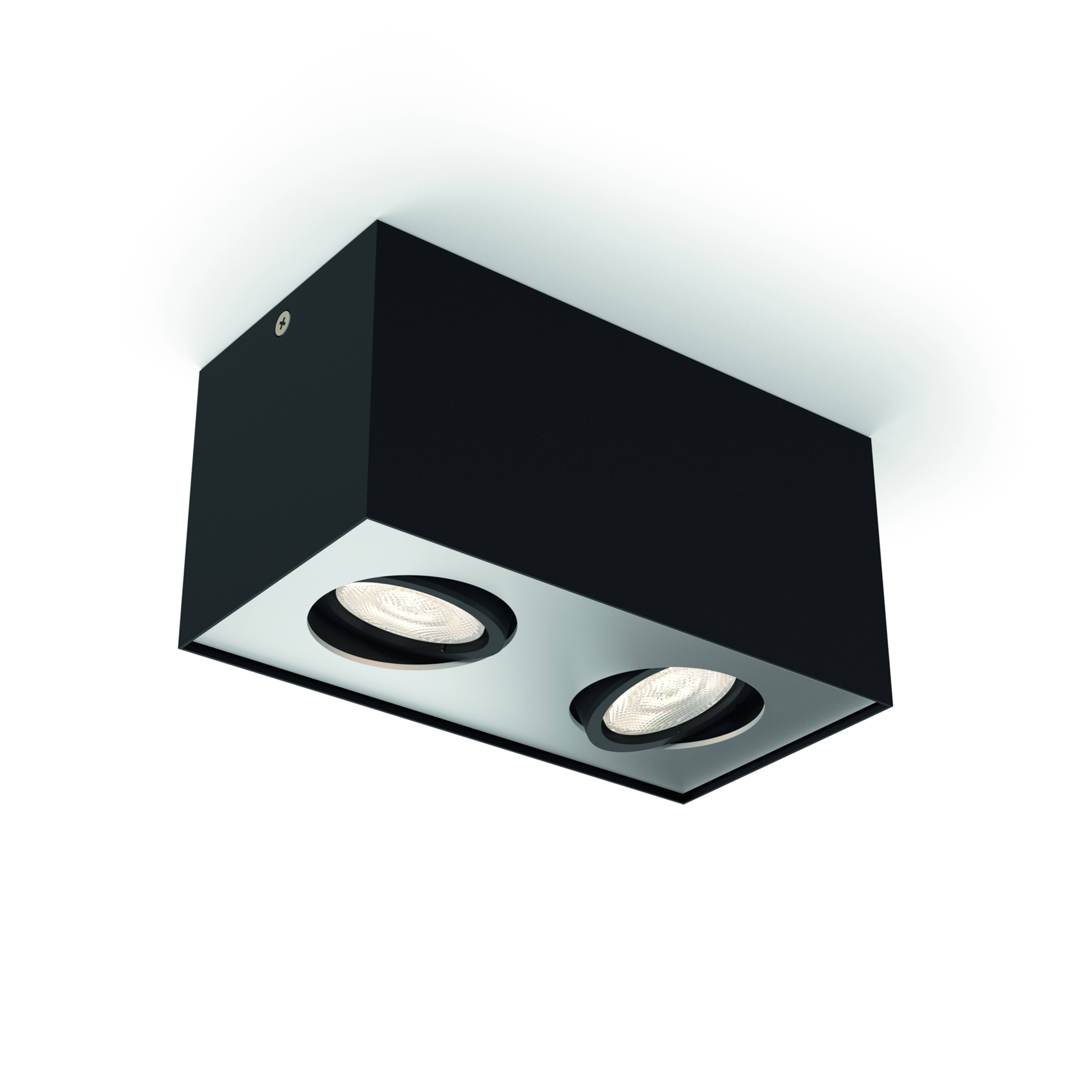 Philips myLiving foco LED Box 2 luces negro