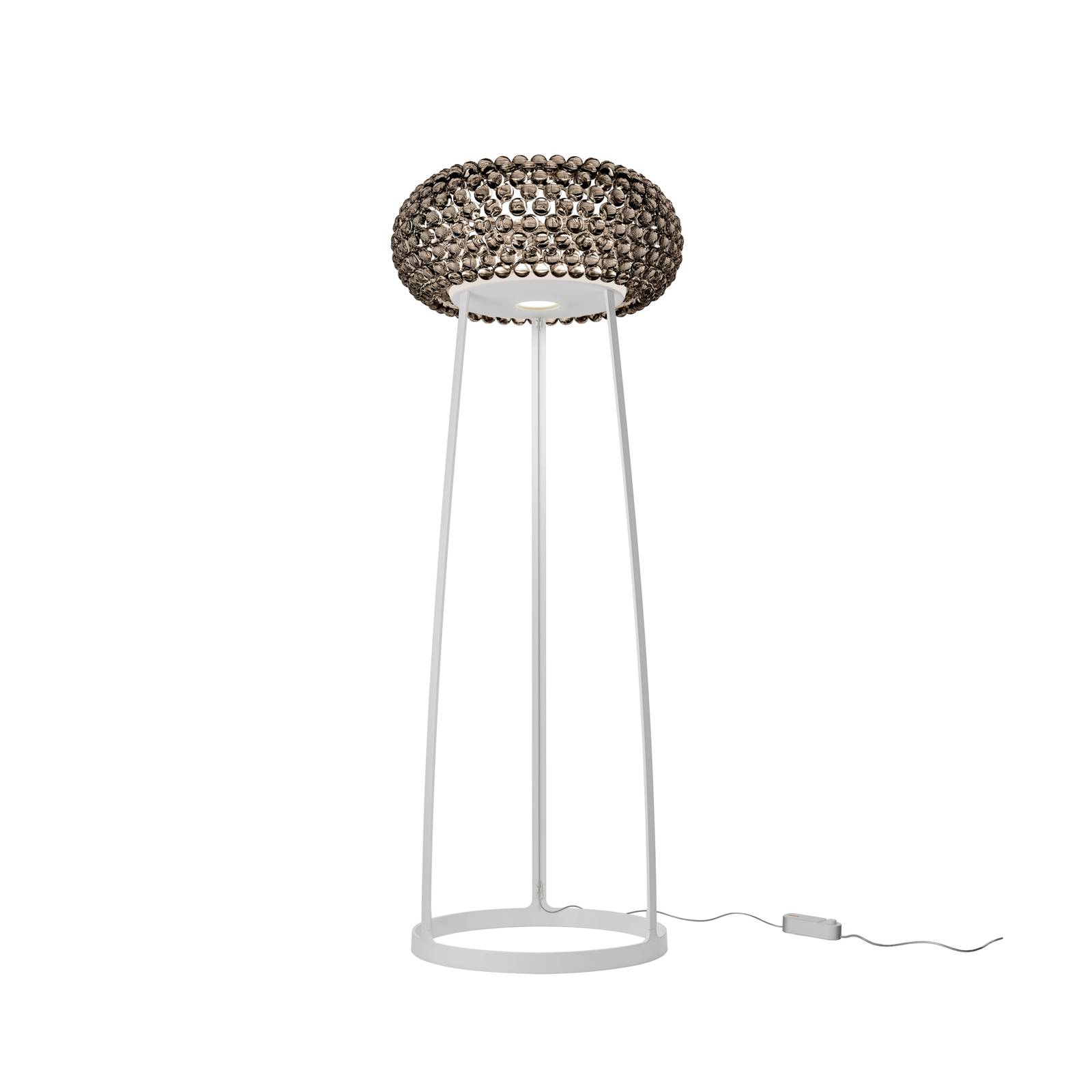 Foscarini Caboche Plus MyLight LED-Stehleuchte 178 cm rauch günstig online kaufen