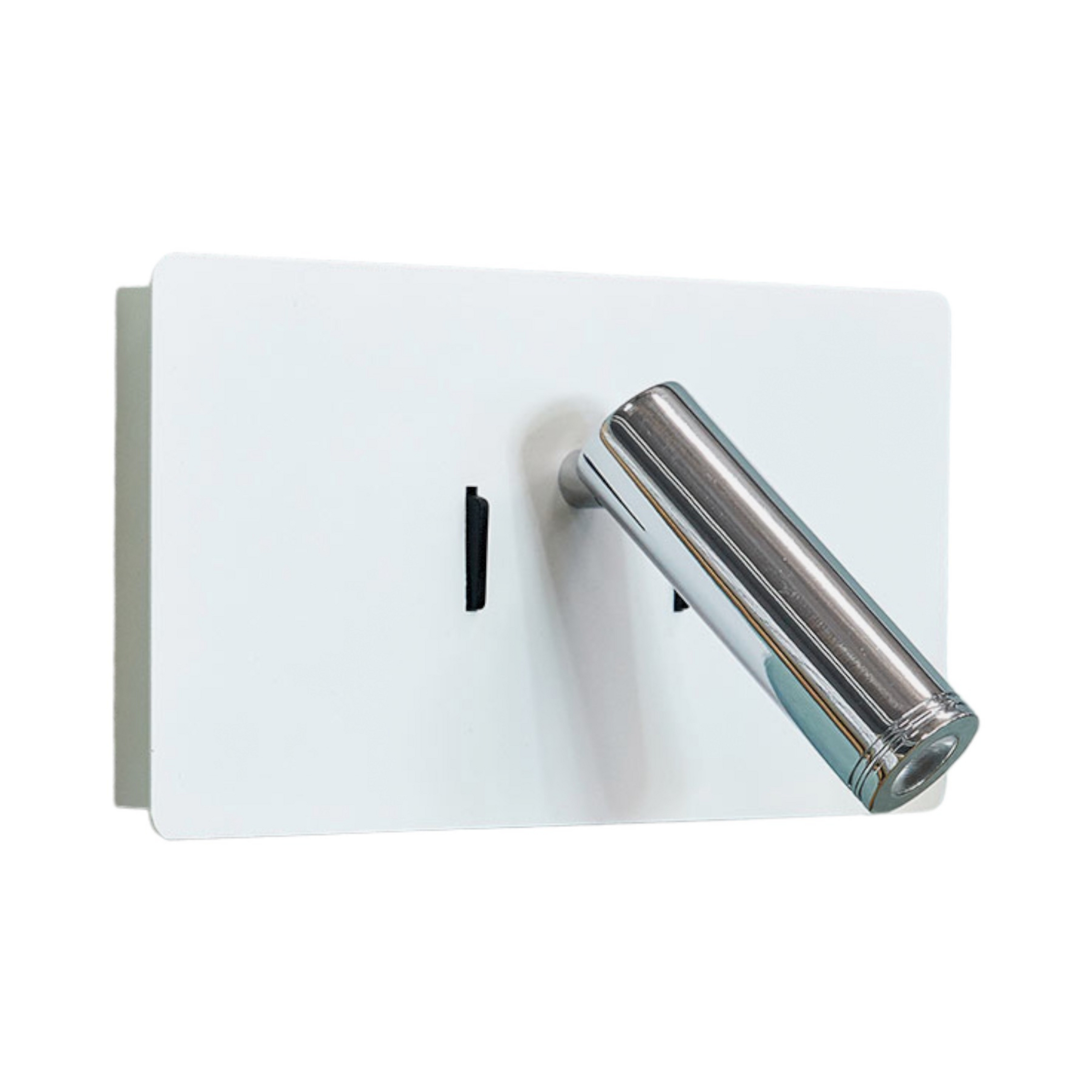 Elske Wall Lamp White/Chrome - Lucande