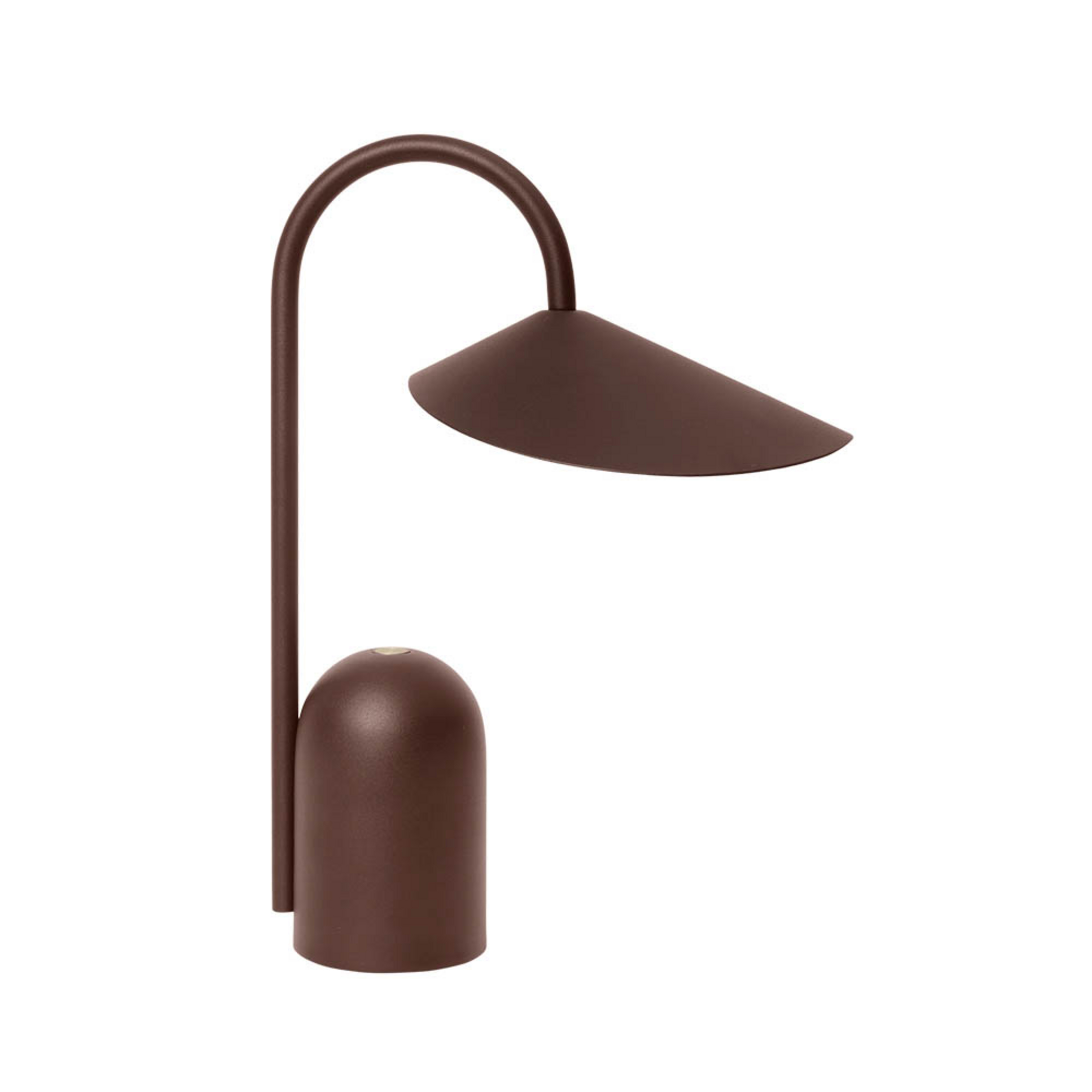 Arum Portable Bordlampe IP44 Dark Chocolate - Ferm Living