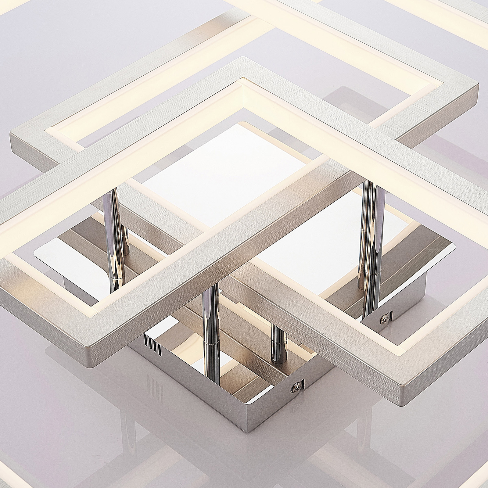 UDGÅET - Avilara LED Stropna lampa 70x70 Alu - Lucande