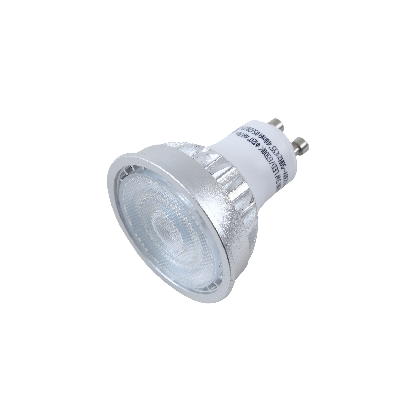 Lindby LED-reflektor, GU10, 5 W, opaal, 6500 K, 55°