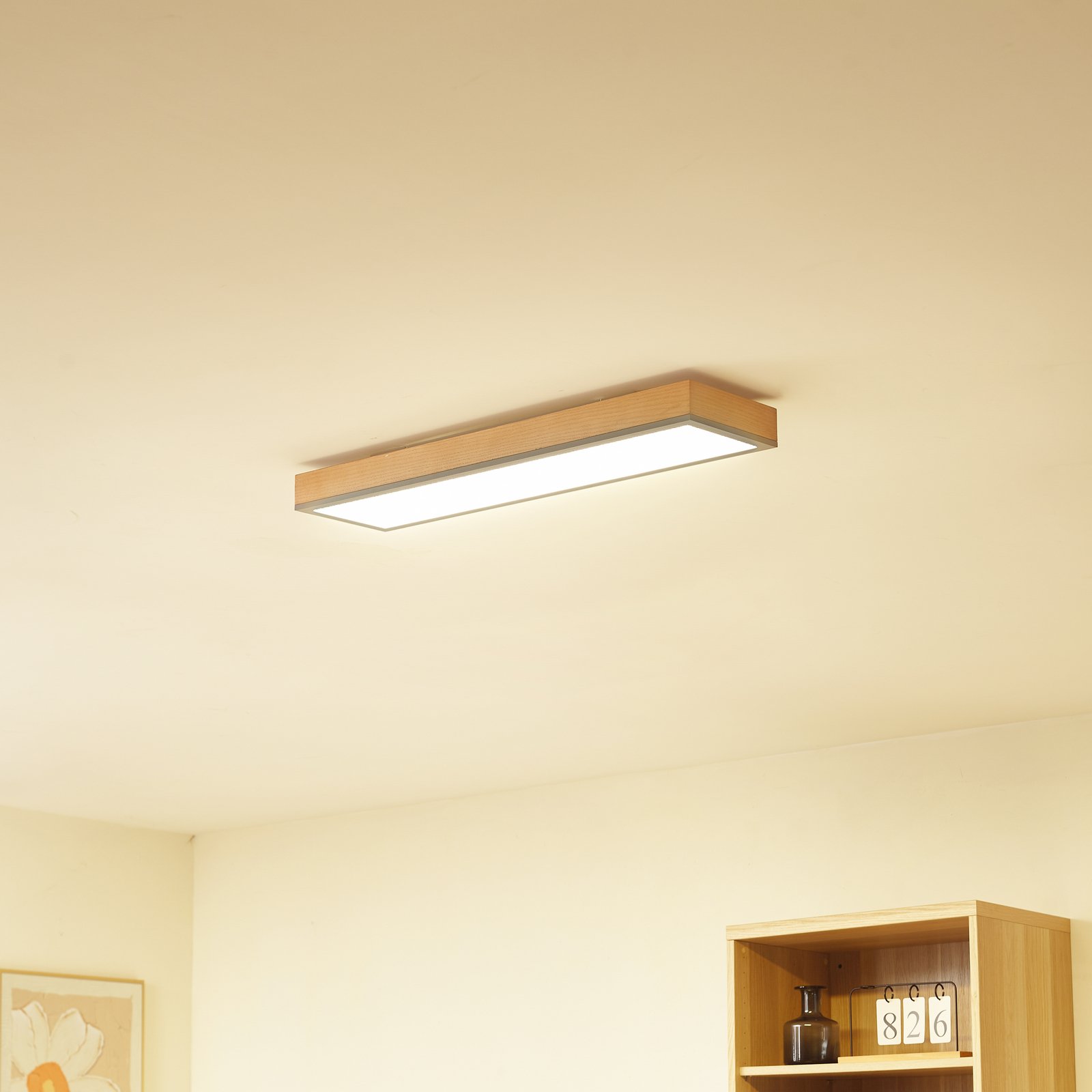 Laviona LED Taklampe L80 Wood/White - Lindby