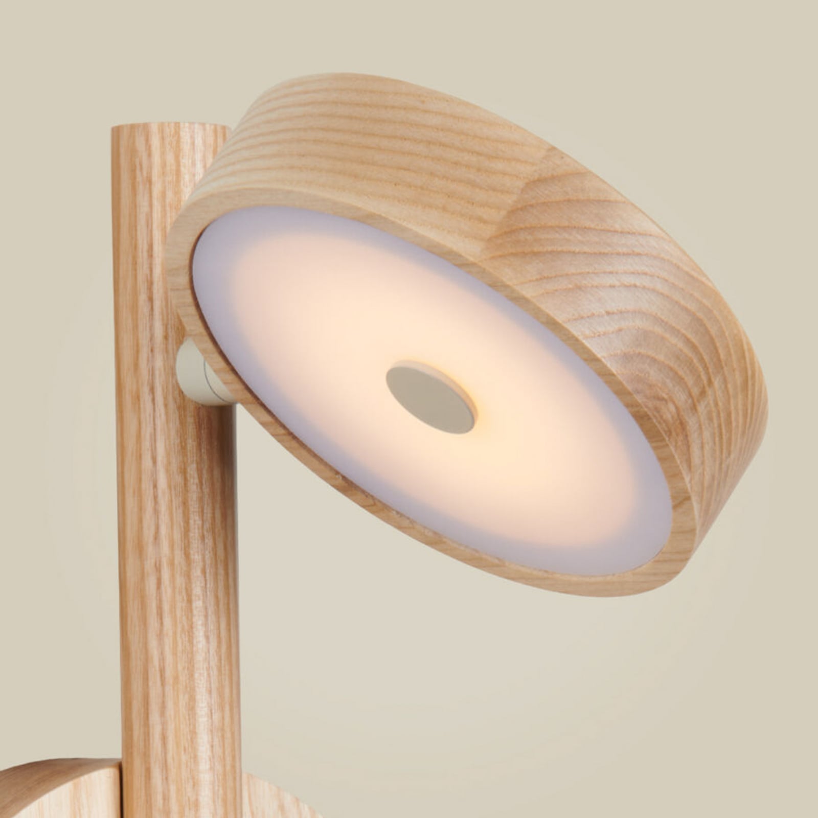 GOOD & MOJO applique a LED Okinawa, naturale, spina, legno
