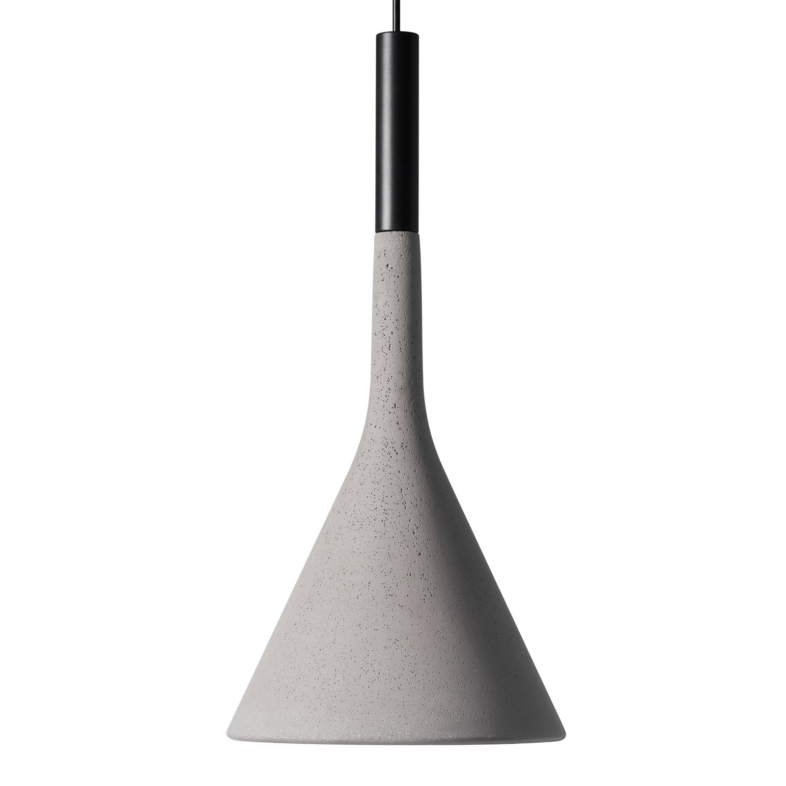 FOSCARINI Foscarini Aplomb hanging light of concrete, grey, for Kitchen, Concrete, aluminium, GU10, 8 W, energy efficiency: A+, H: 36 cm