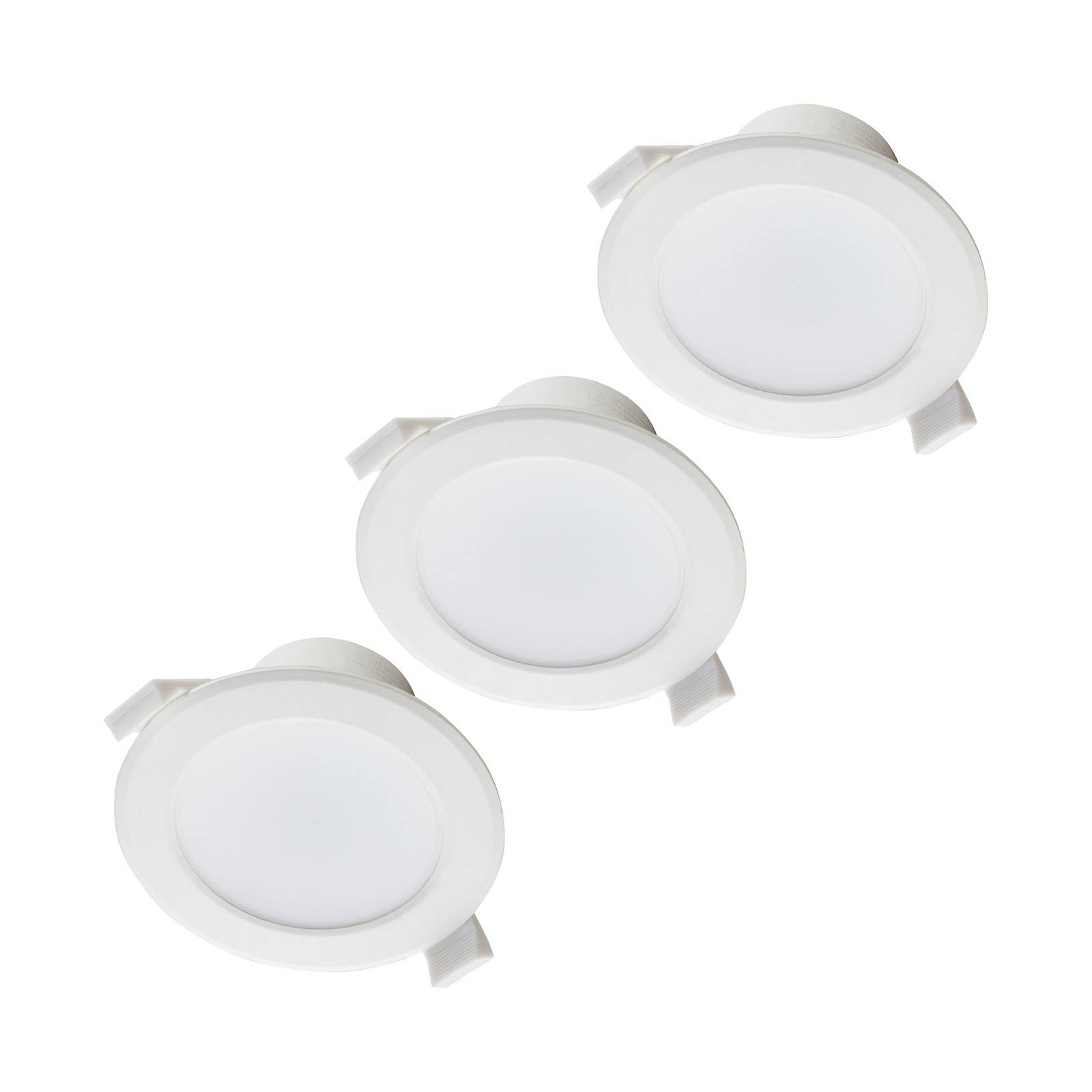 Prios Rida LED süllyesztett lámpa CCT 14,5cm 12W 3