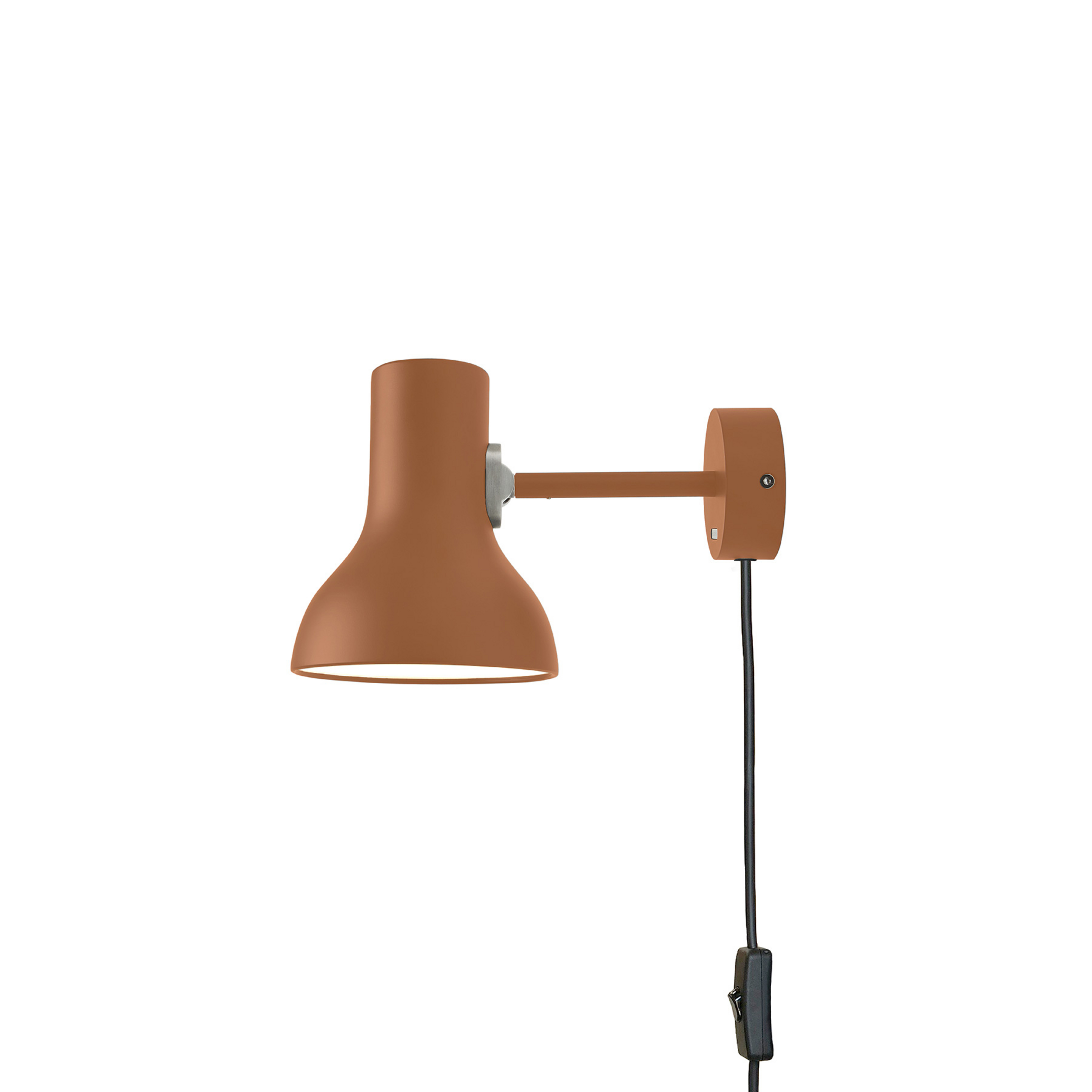 Type 75 Mini wandlamp met stekker, roestbruin - Anglepoise