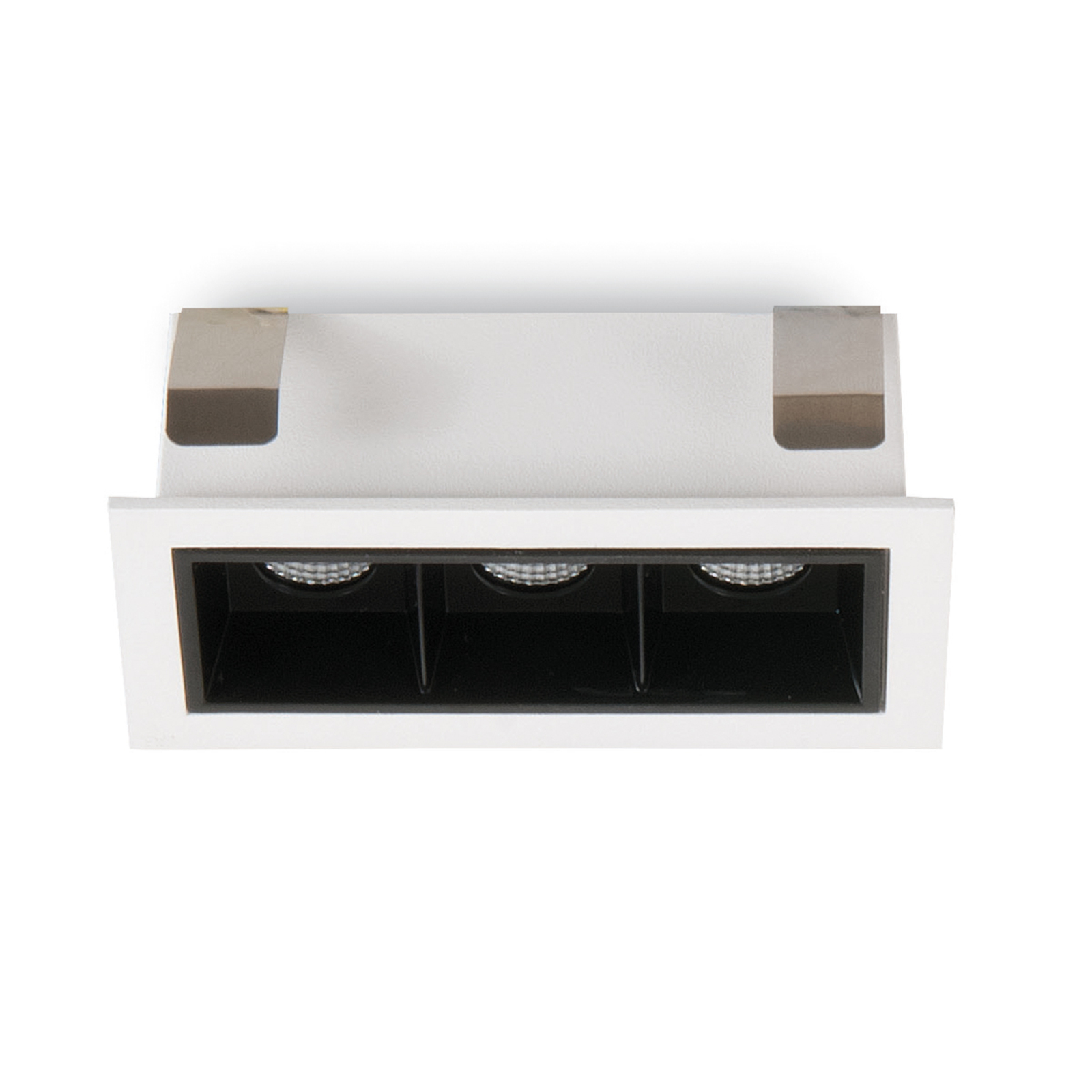 LED-Einbauspot Sound 3 30° mit Rahmen, weiß