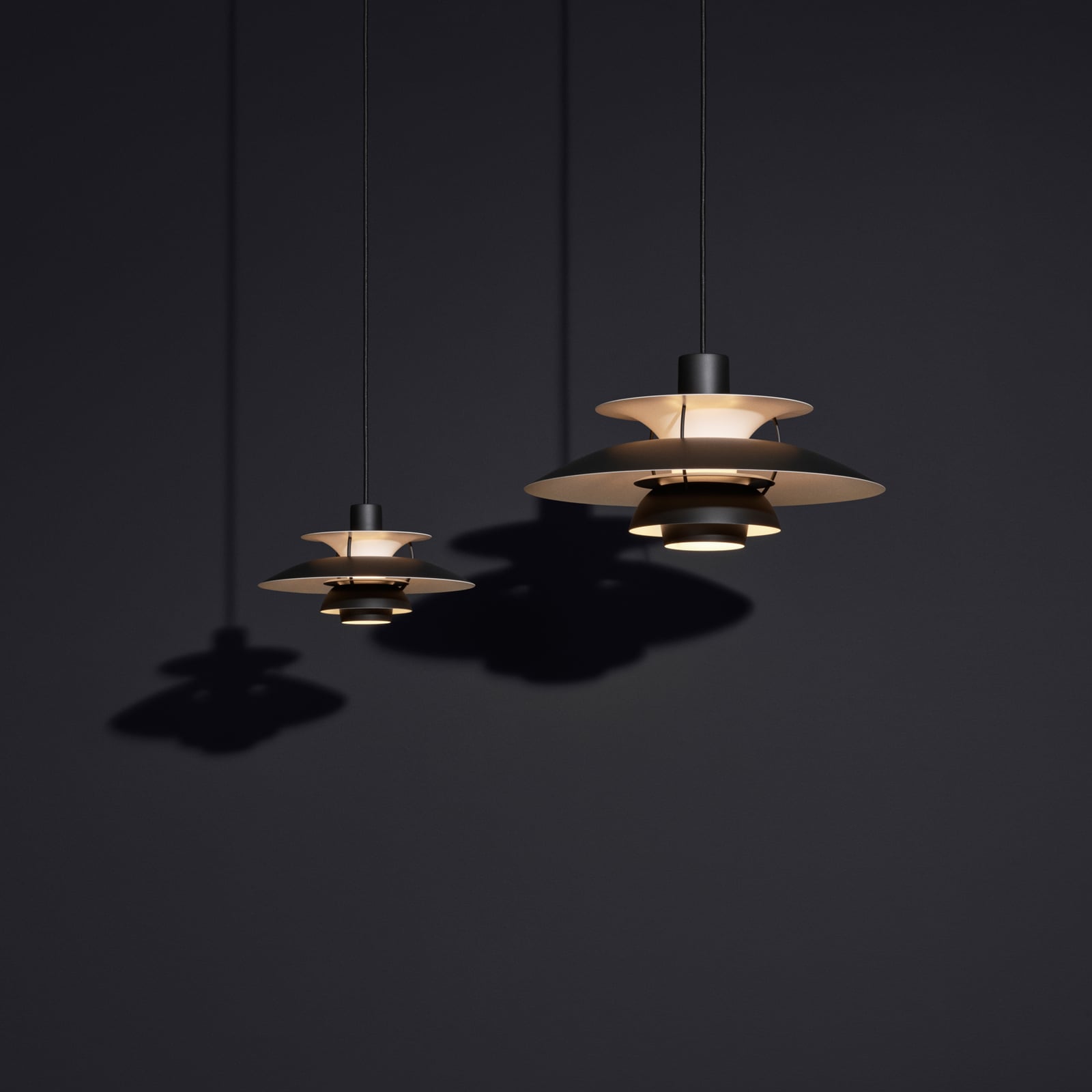 Louis Poulsen PH 5 Mini suspension mono noire