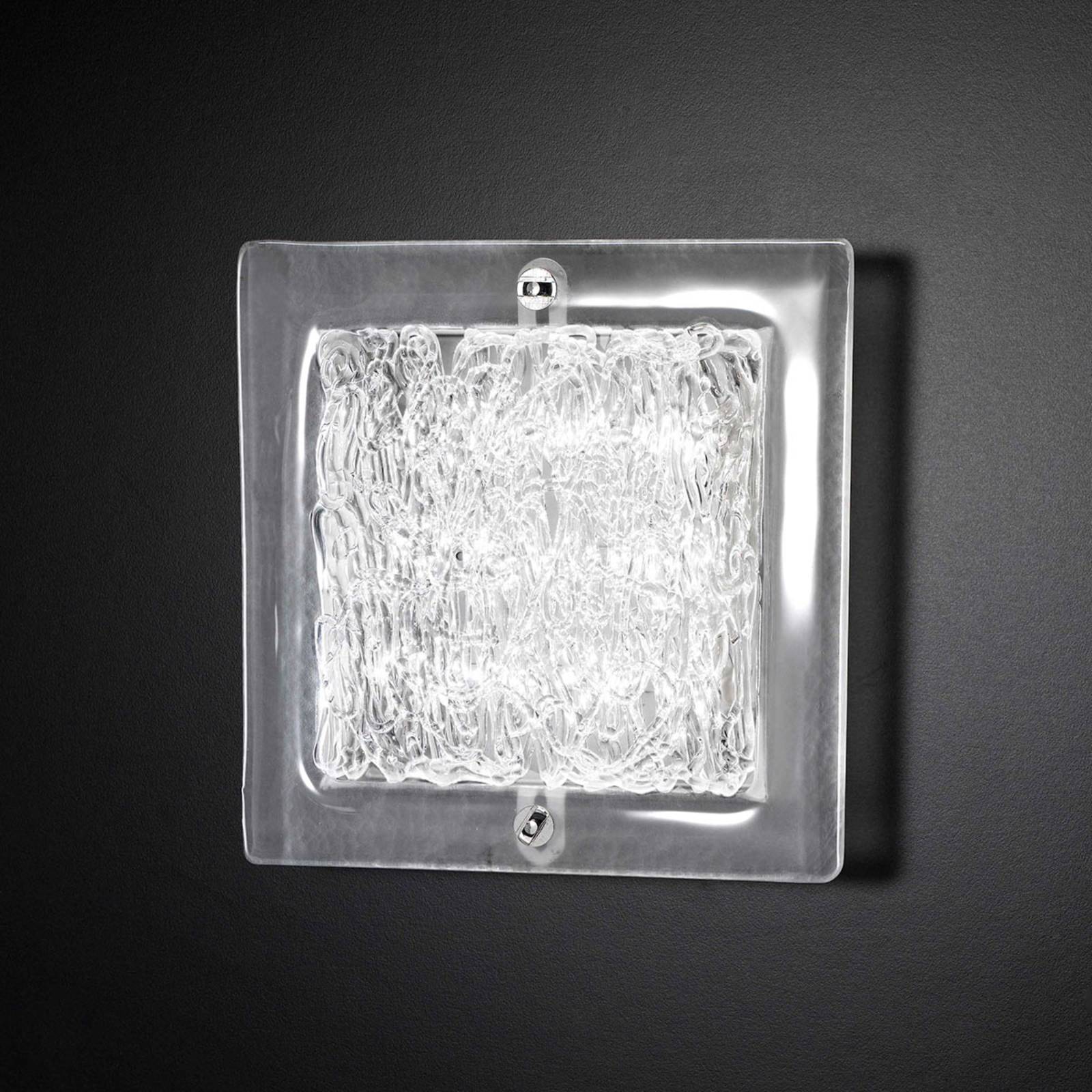Applique en verre Mary 20x20 cm