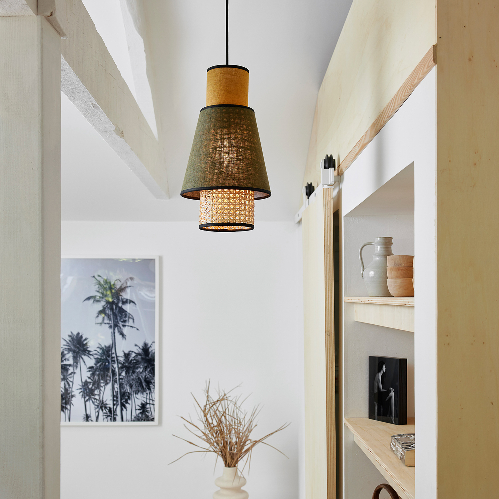 Singapour XS Hängeleuchte khaki/curry - MARKET SET Singapour XS Hängeleuchte khaki/curry - MARKET SET