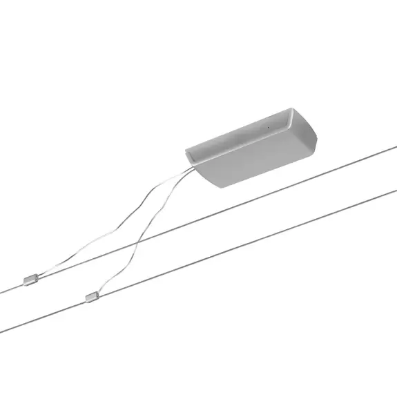 Lampenwelt Paulmann Wire Basic-Set Seil, ohne Leuchten chrom