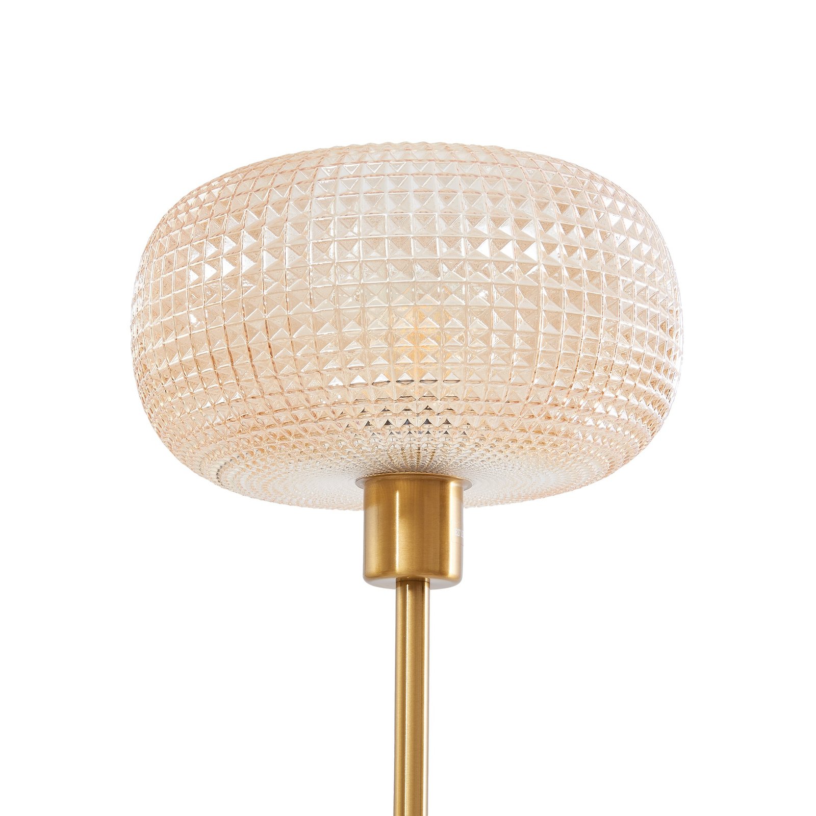 Aliette Floor Lamp Gold/Amber - Lindby