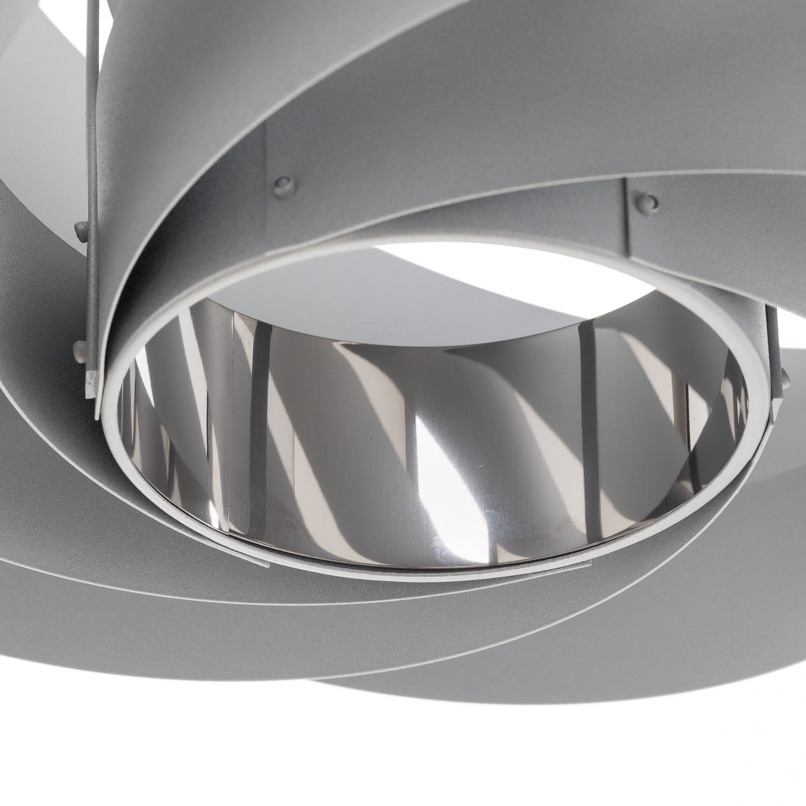 Vento ceiling light, aluminium Ø 40 cm