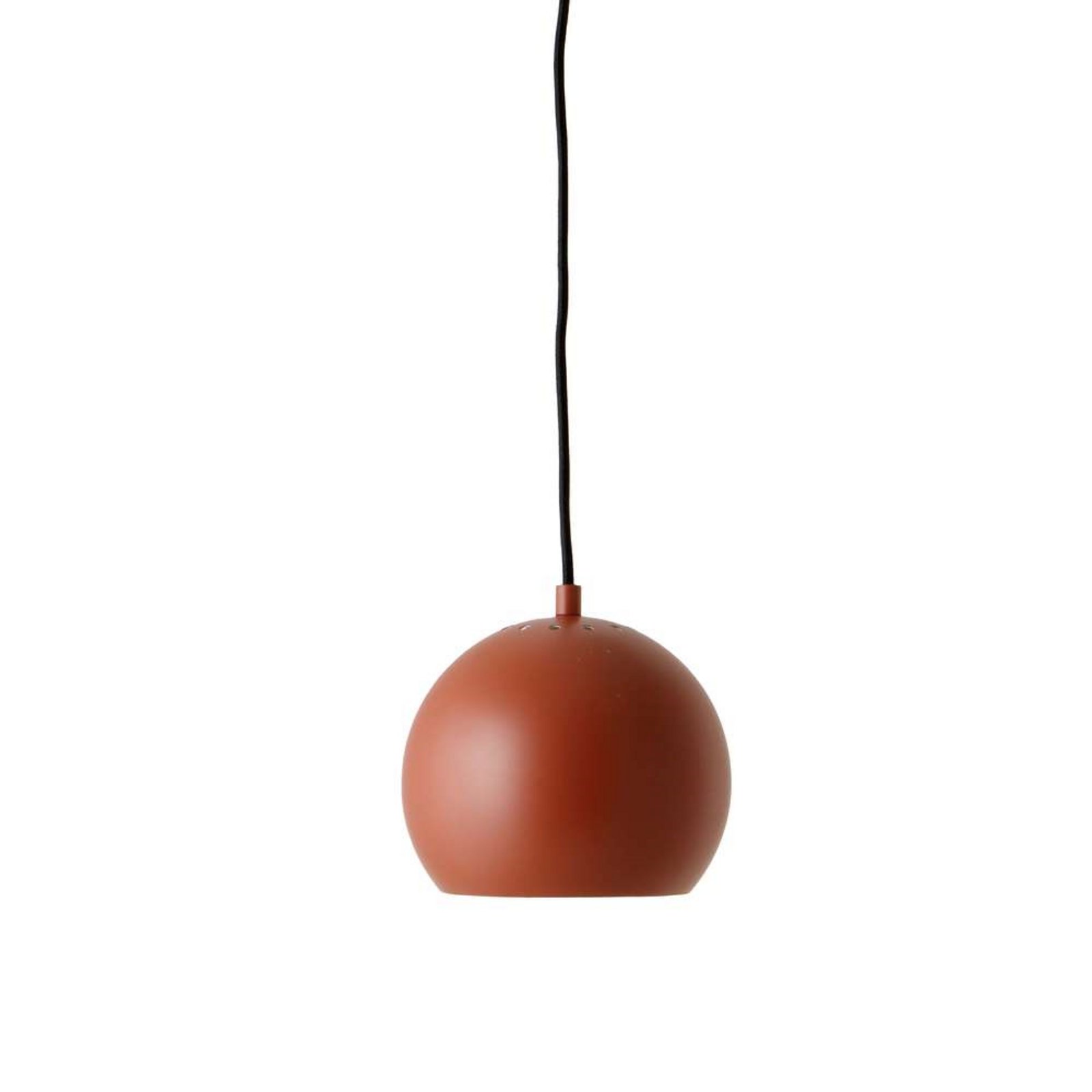 Ball Závěsná Lampa Matt Terracotta Red - Frandsen