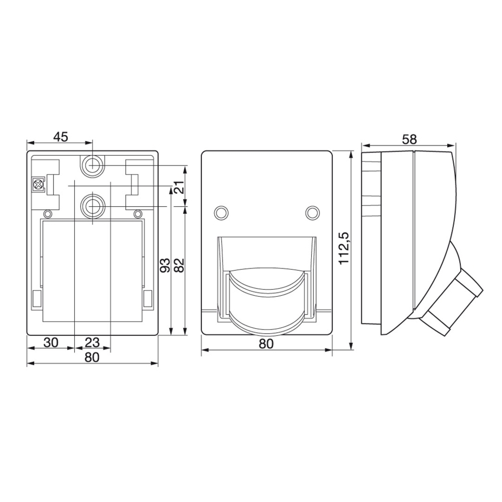 STEINEL Infrarot-Wandsensor IS 2160 ECO