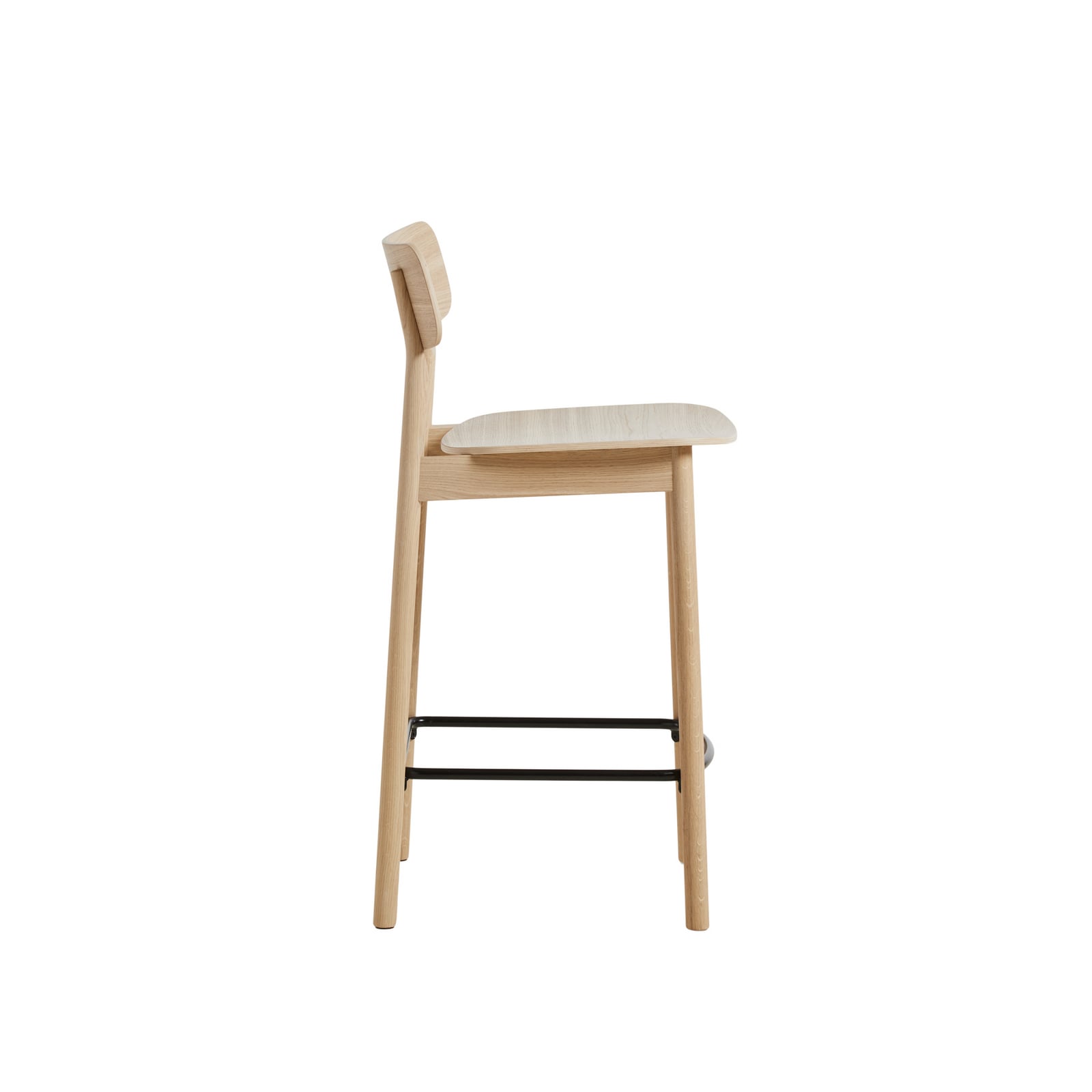 Tabouret de bar Soma, bois clair, hauteur 91 cm, chêne - Woud Tabouret de bar Soma, bois clair, hauteur 91 cm, chêne - Woud