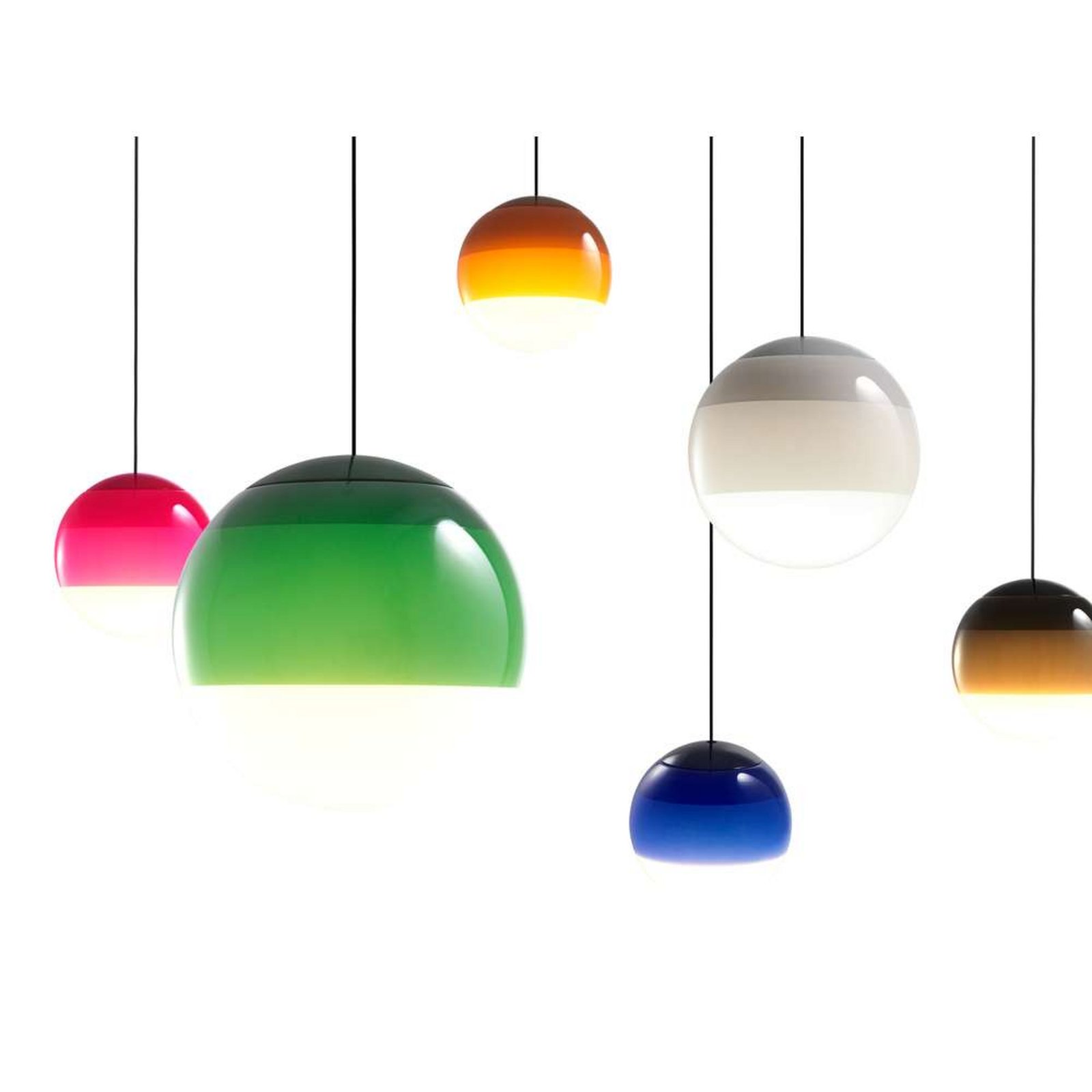 Dipping Light 40 Lustră Pendul Blue - Marset