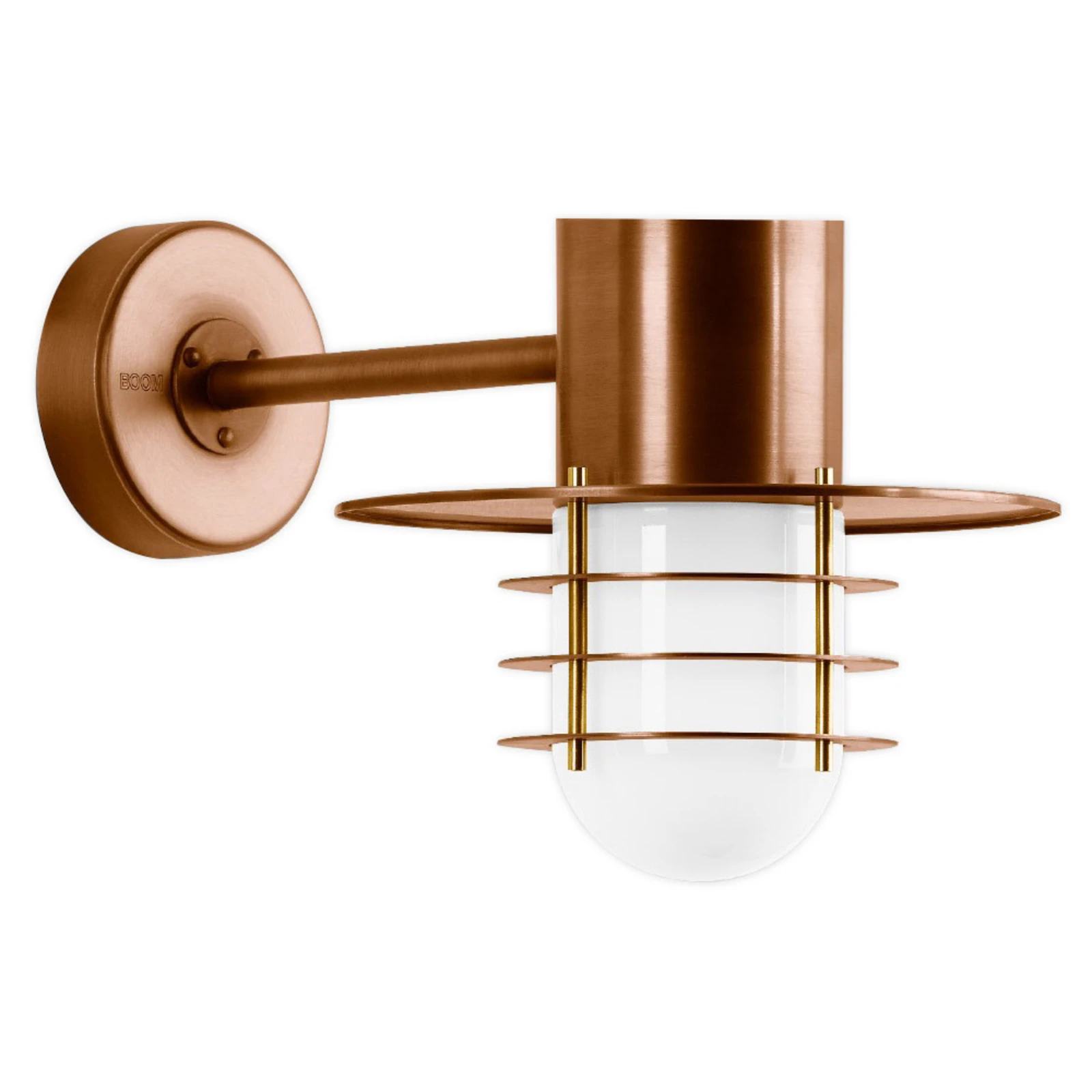 BEGA 31171K3 applique LED esterni rame/vetro opale
