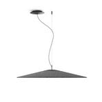 Luceplan LED hanglamp vilt 927 Ø86cm antraciet