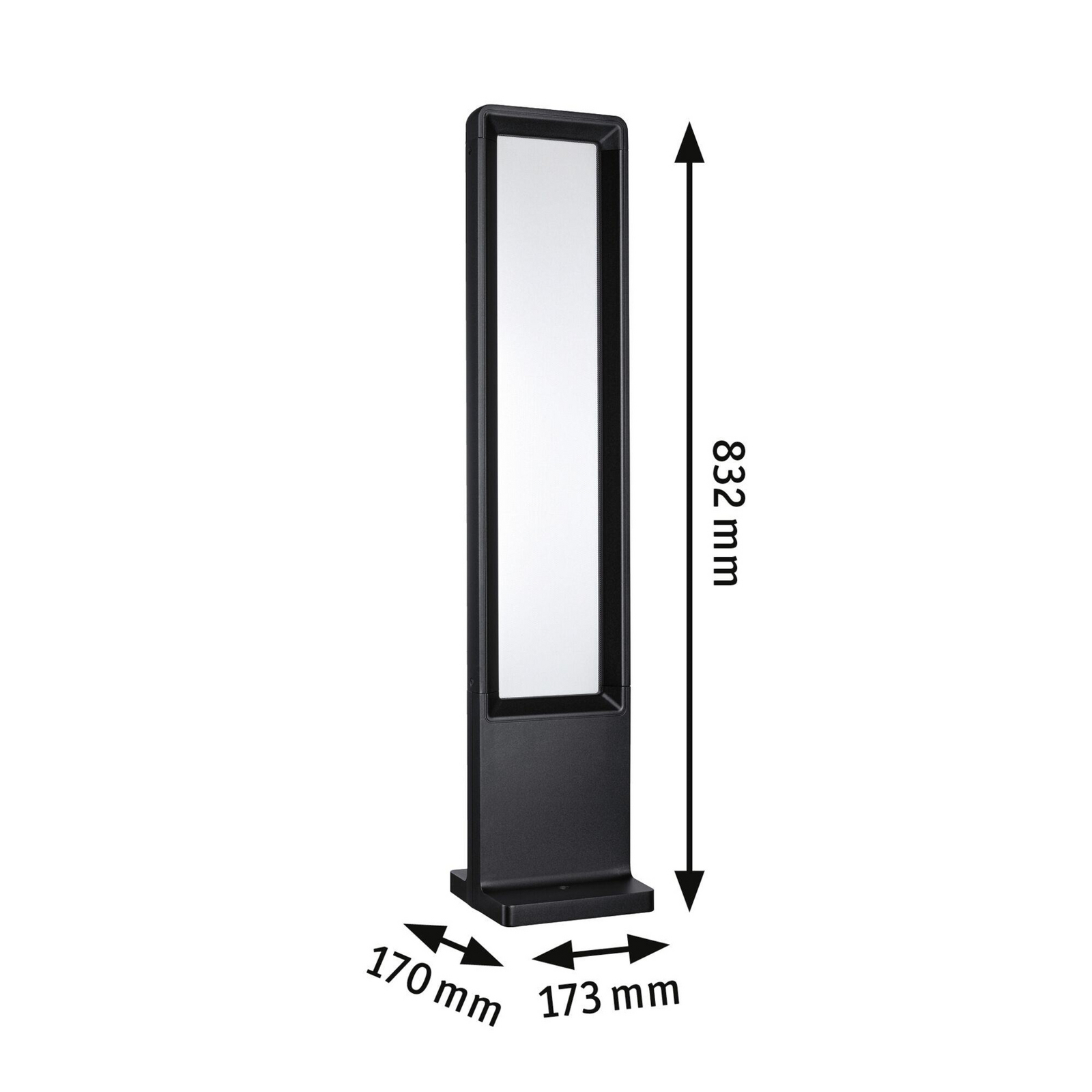 Reana Outdoor Bollard SWR Anthracite - Paulmann