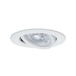 Paulmann indbygningslampe NOVA, hvid, Ø 8 cm, drejelig, 827 stepdim