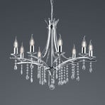 Kroonluchter Lucerna met glasbehang, 8-lamps