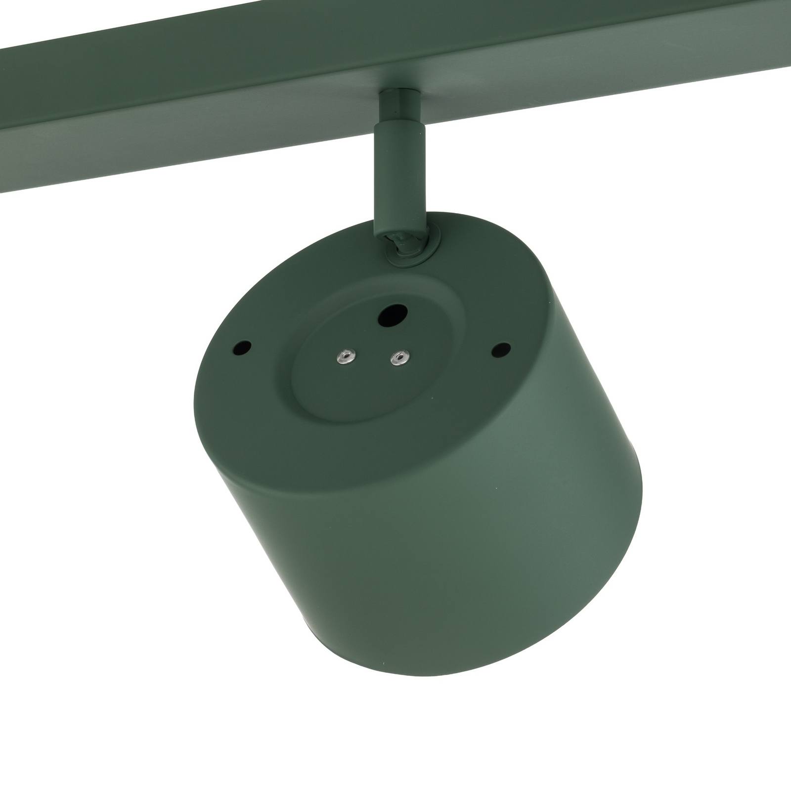 Spot de tavan Chloe, verde, cu 4 becuri, reglabil