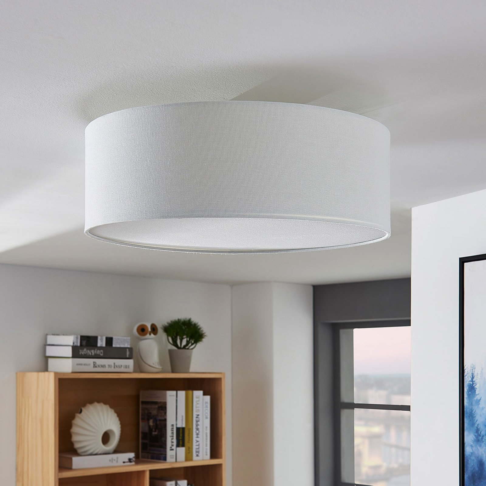 Mariat Round Loftlampe White - Lindby