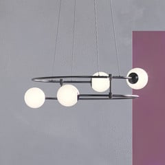 Maytoni Balanc -riippuvalo lasipalloilla, 4-lamp.