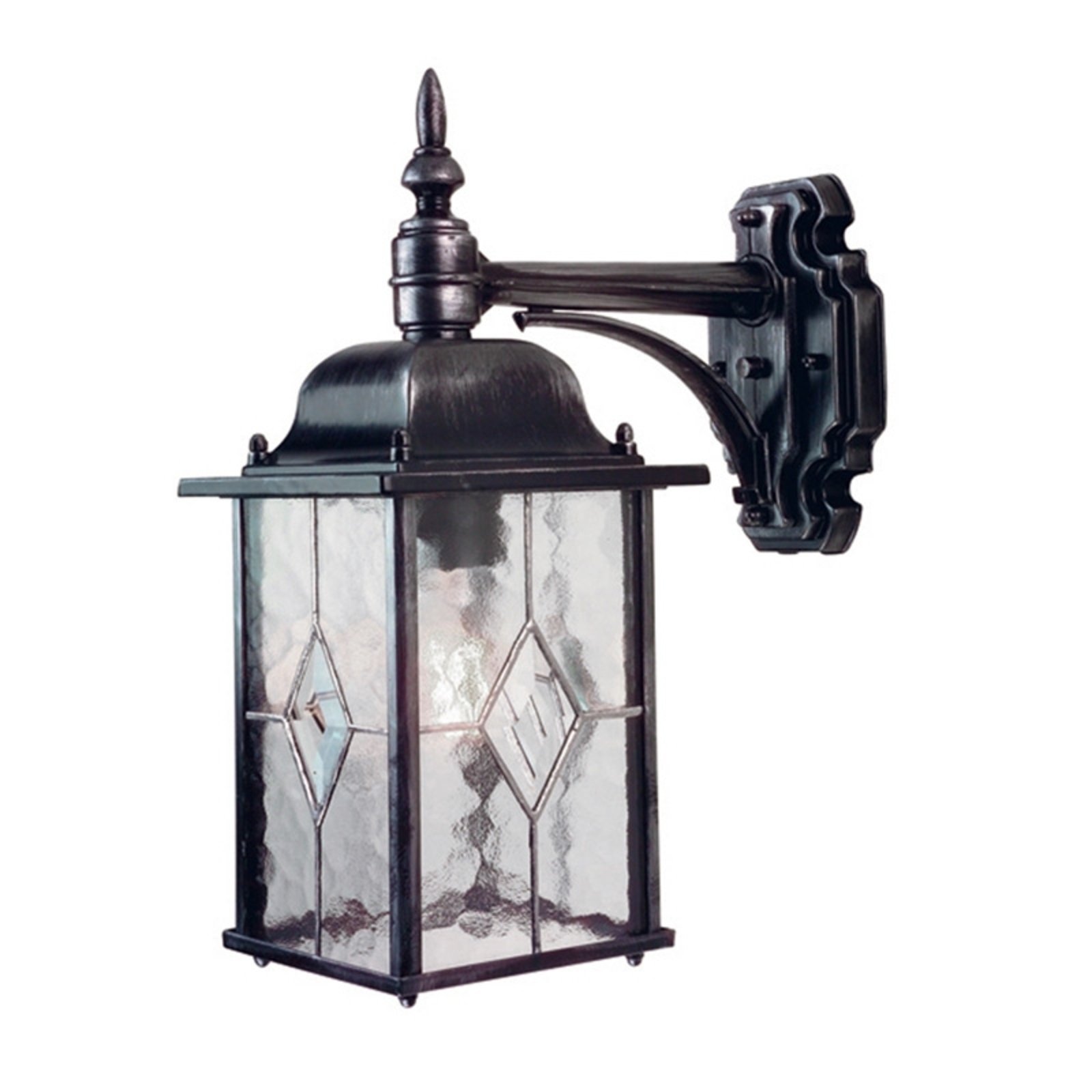 Wexford WX2 outdoor wall light, hanging lantern
