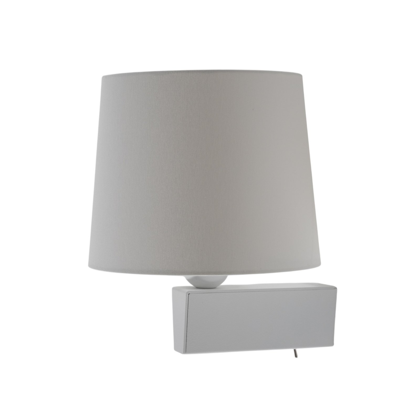 Aplique de pared Chillin I con interruptor, blanco