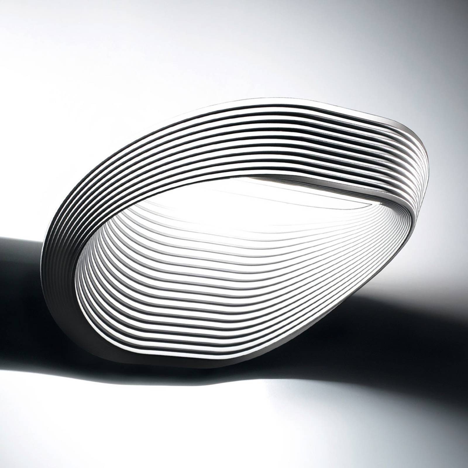 Cini & Nils Cini&Nils Sestessa LED wall light, Casambi-enabled, for Hallway, aluminium, 20 W, energy efficiency: A+, W: 33 cm, H: 11 cm