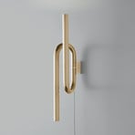 Foscarini Tobia aplique LED con cable dorado