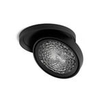 Spot encastré LED Nivo noir 50° 11 cm, orientable et à intensité variable -