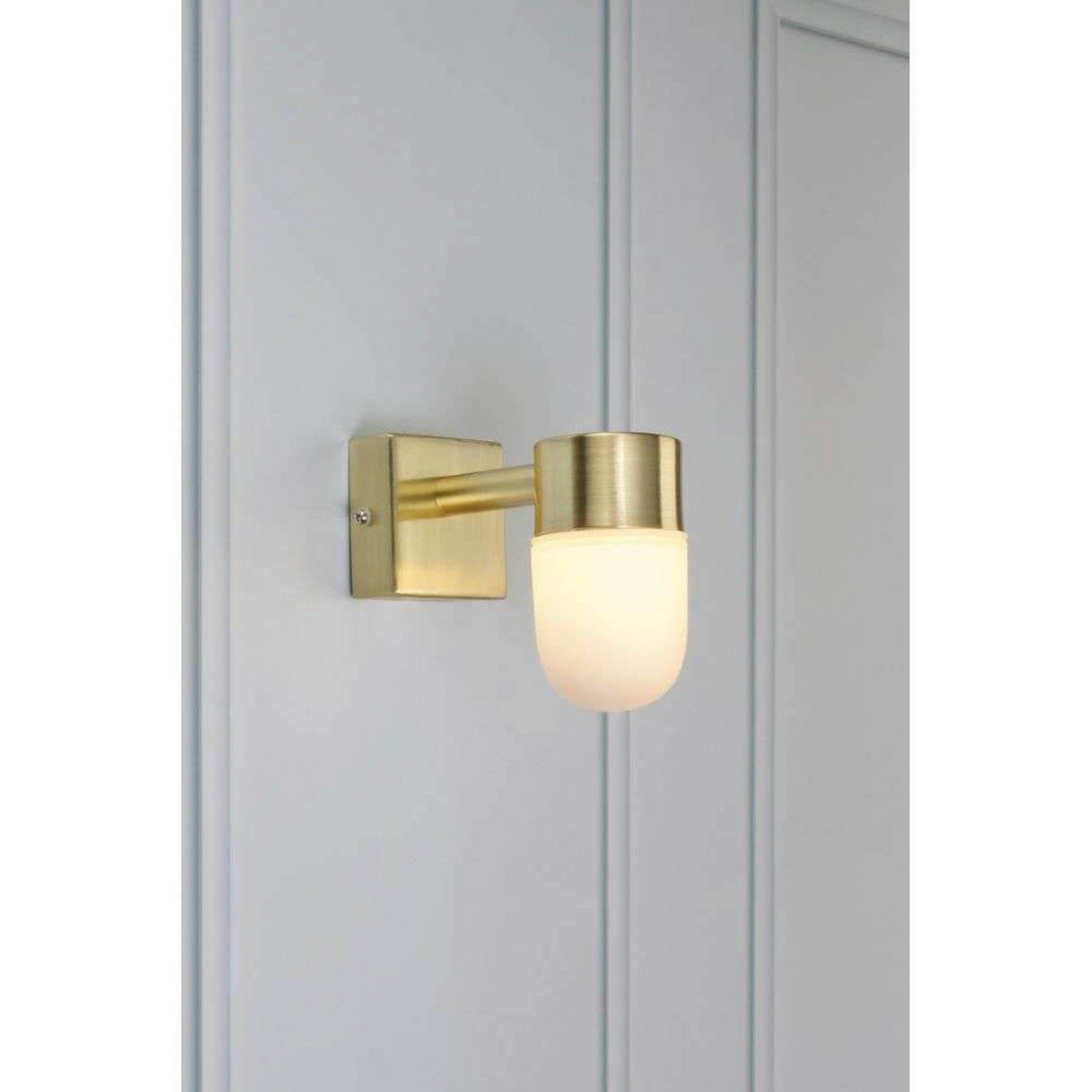 Menton Wandleuchte IP44 Brass/Opal - Markslöjd