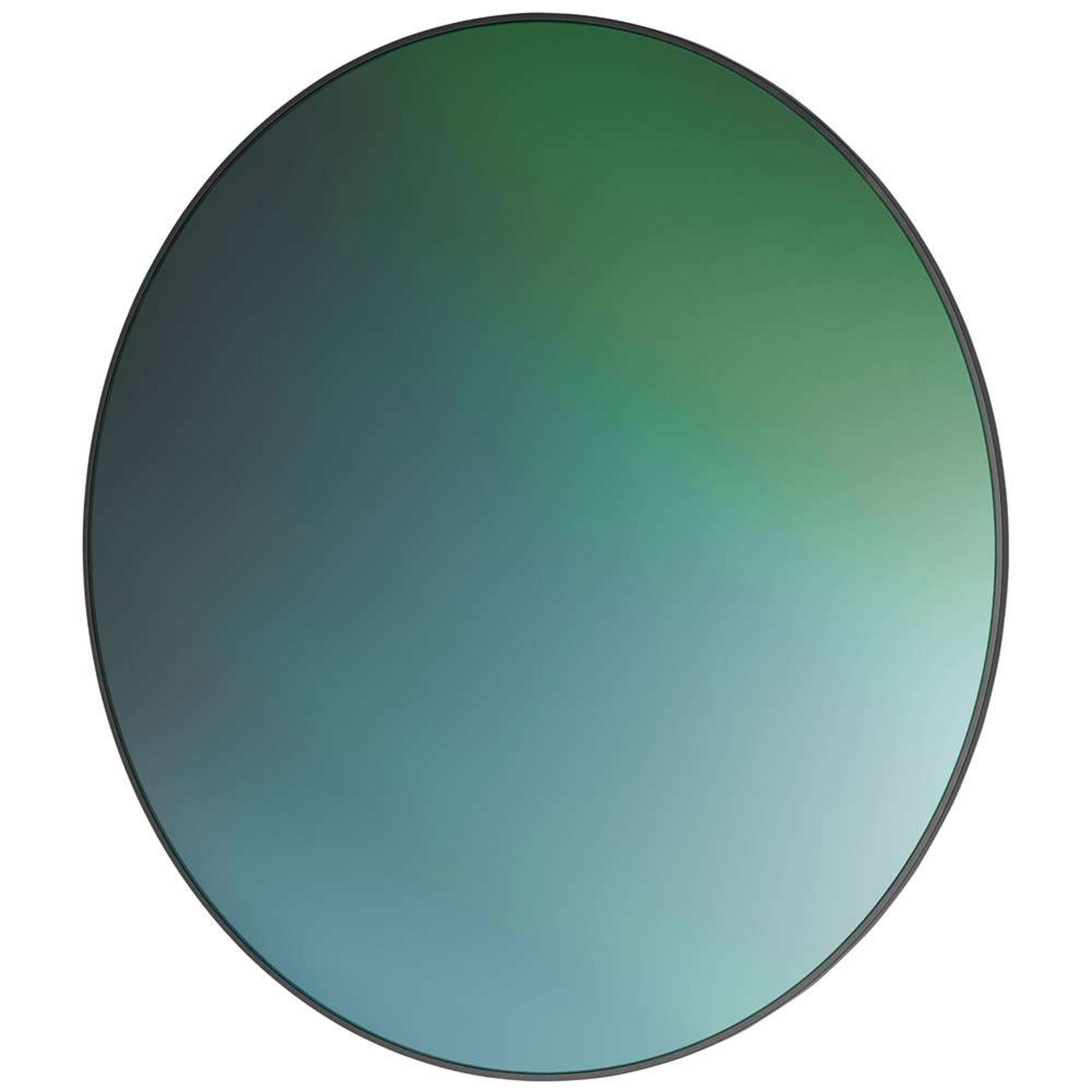 Mirror Miroir Round Green - Fritz Hansen